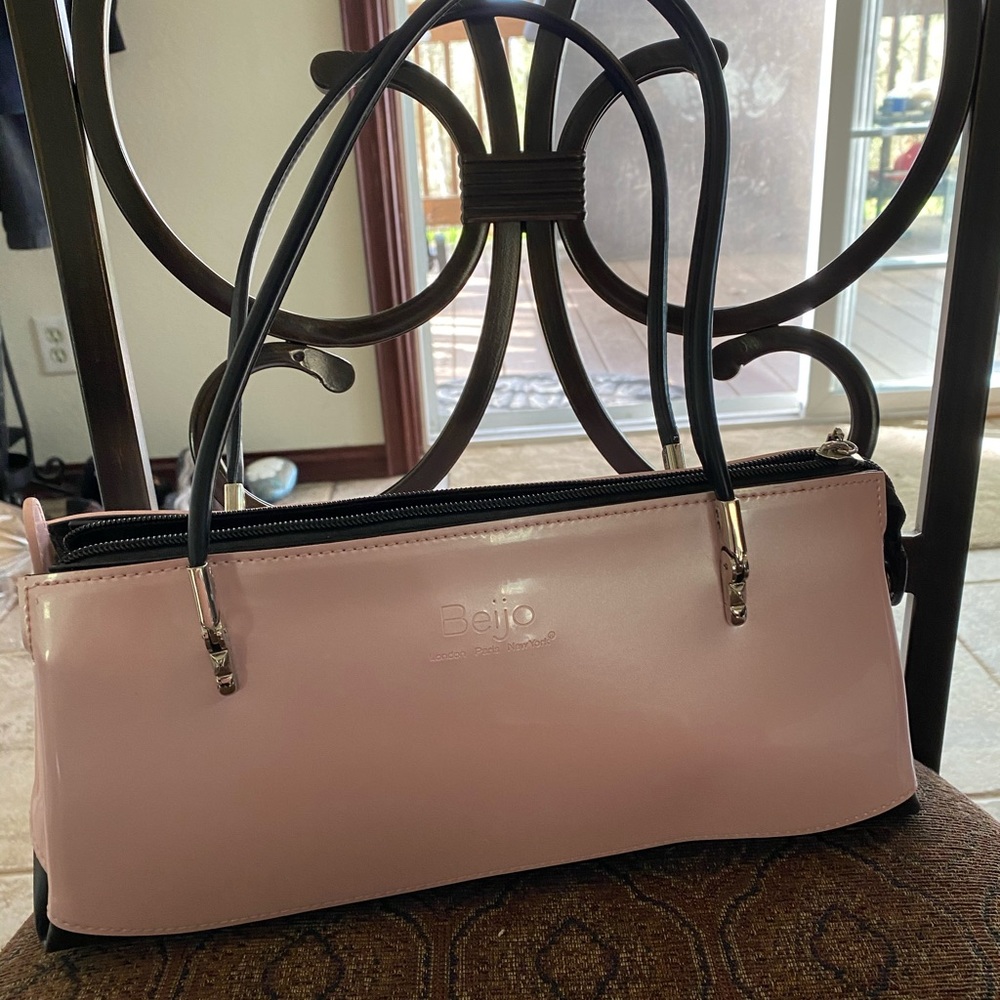 Beijo purse. Hard to find style! Pearl light pink.